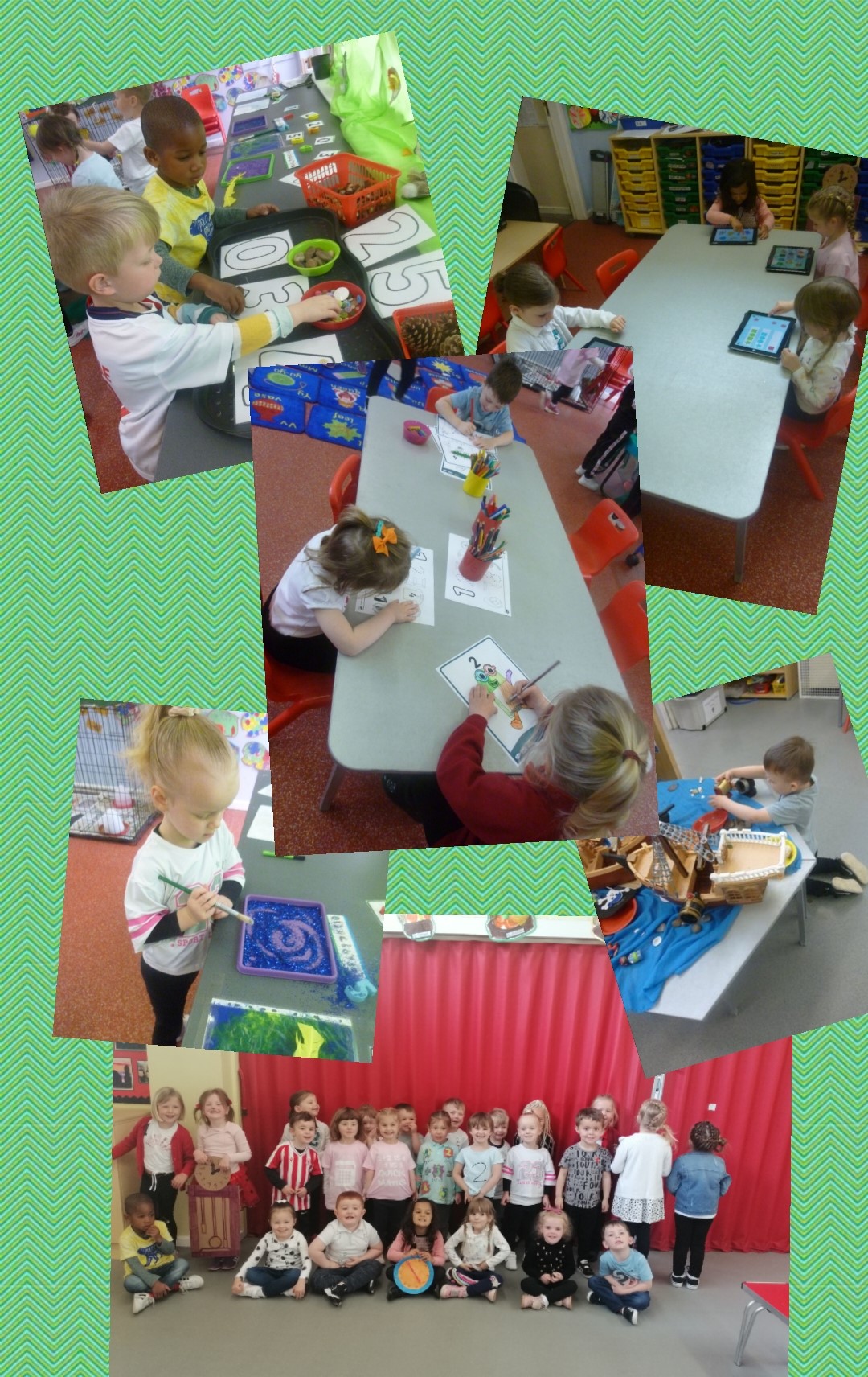 Number Day in Nursery! Hillside Primary School Baddeley Green