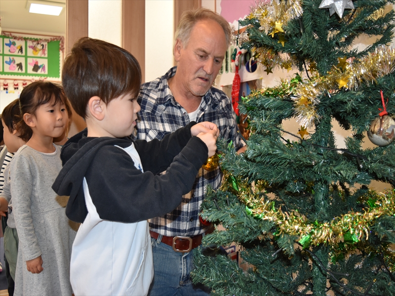 Christmas Tree ヒルトップインターナショナルスクール 熊本 英語 幼稚園