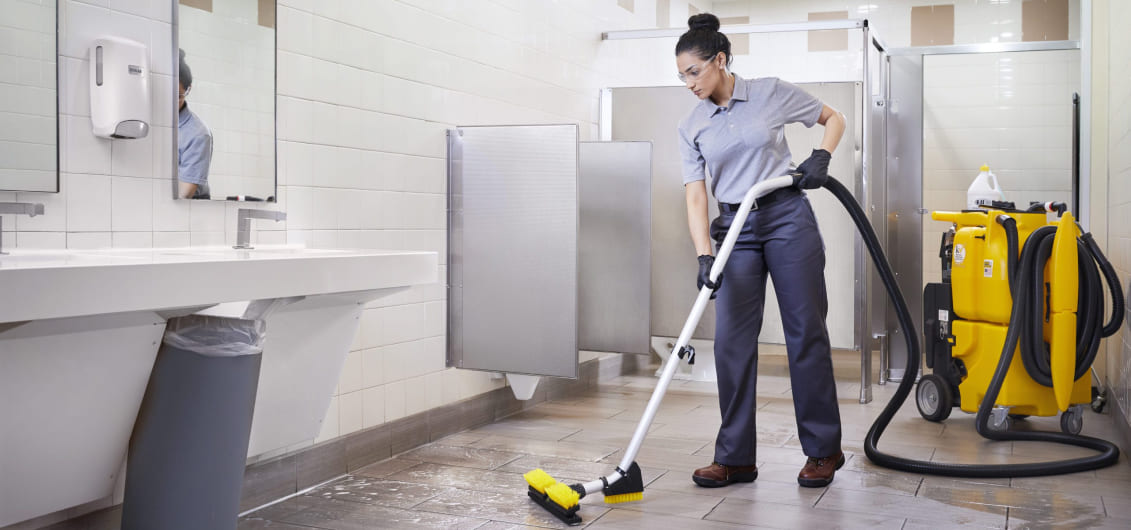 Restroom cleaning and sanitizing services HiLo Commercial cleaning