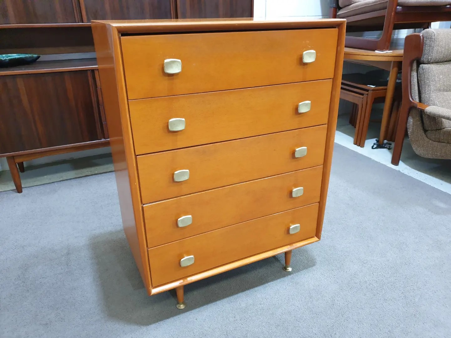 Retro Chest of Drawers Tallboy ALROB Hilton and Main