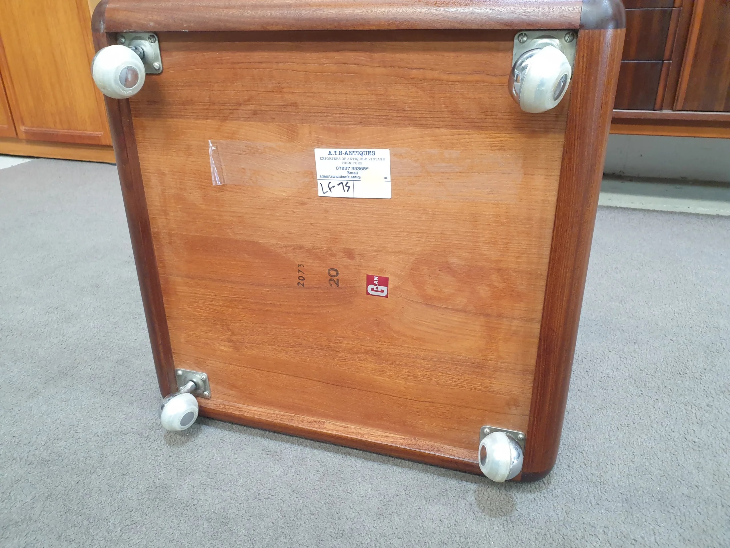 Retro Coffee Table Glass Cube GPlan Hilton and Main