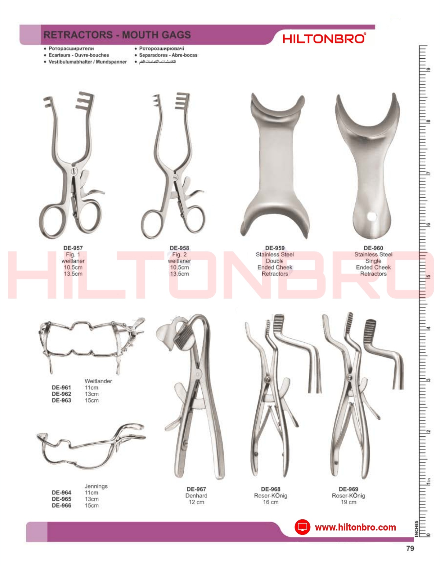 Maxillofacial Surgery Instruments HILTONBRO