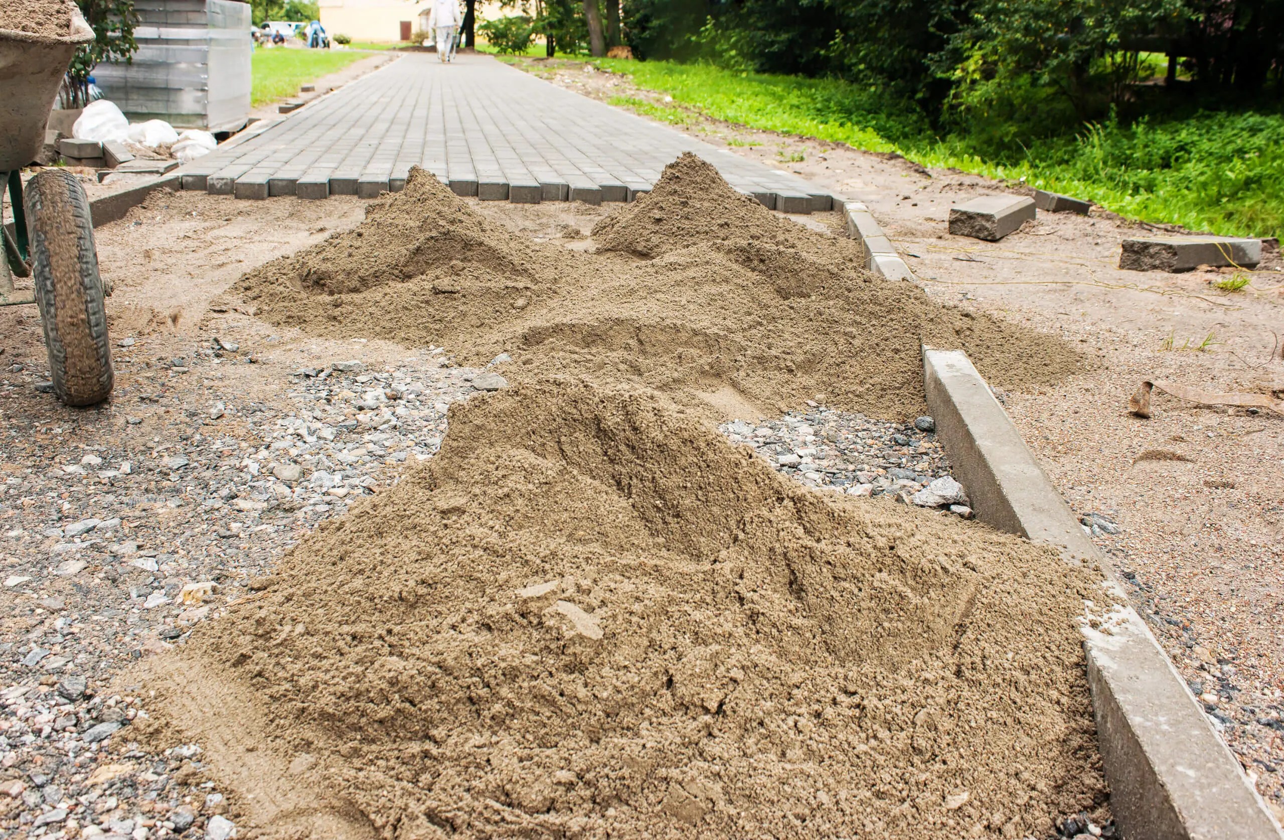 How to Use Paver Sand Underneath Flagstones and Pavers Hilton