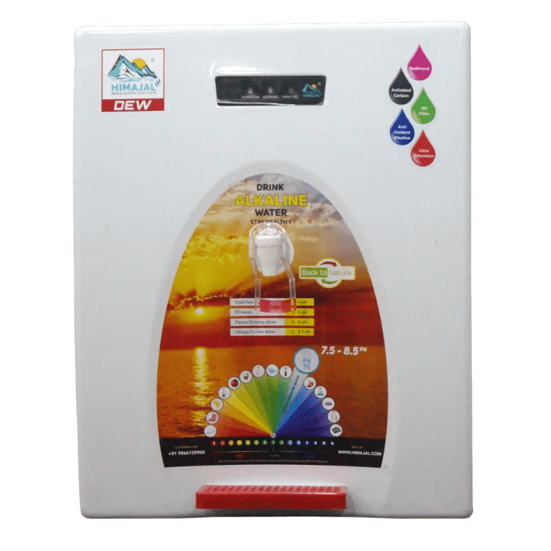 Himajal Dew Carbon Sediment RO Alkaline Water Purifiers.