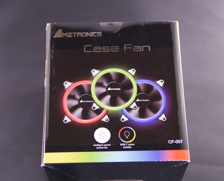 AMZtronics 12cm RGBカラーファン 暇つぶし、自作PCあれやこれ