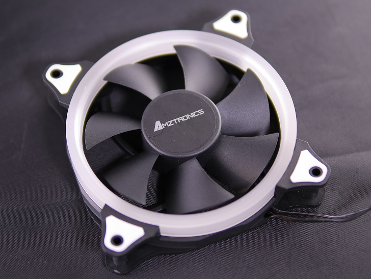 AMZtronics 12cm RGBカラーファン 暇つぶし、自作PCあれやこれ