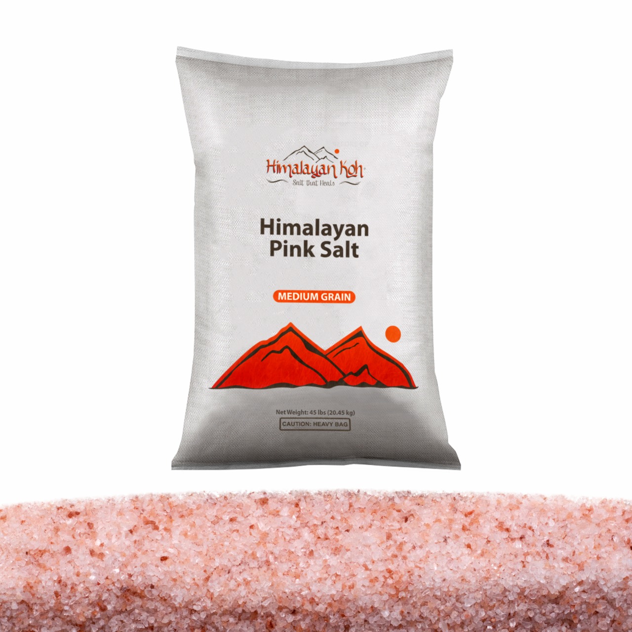 Bag of Himalayan Pink Salt for Livestock (45 lbs.) Himalayan Koh