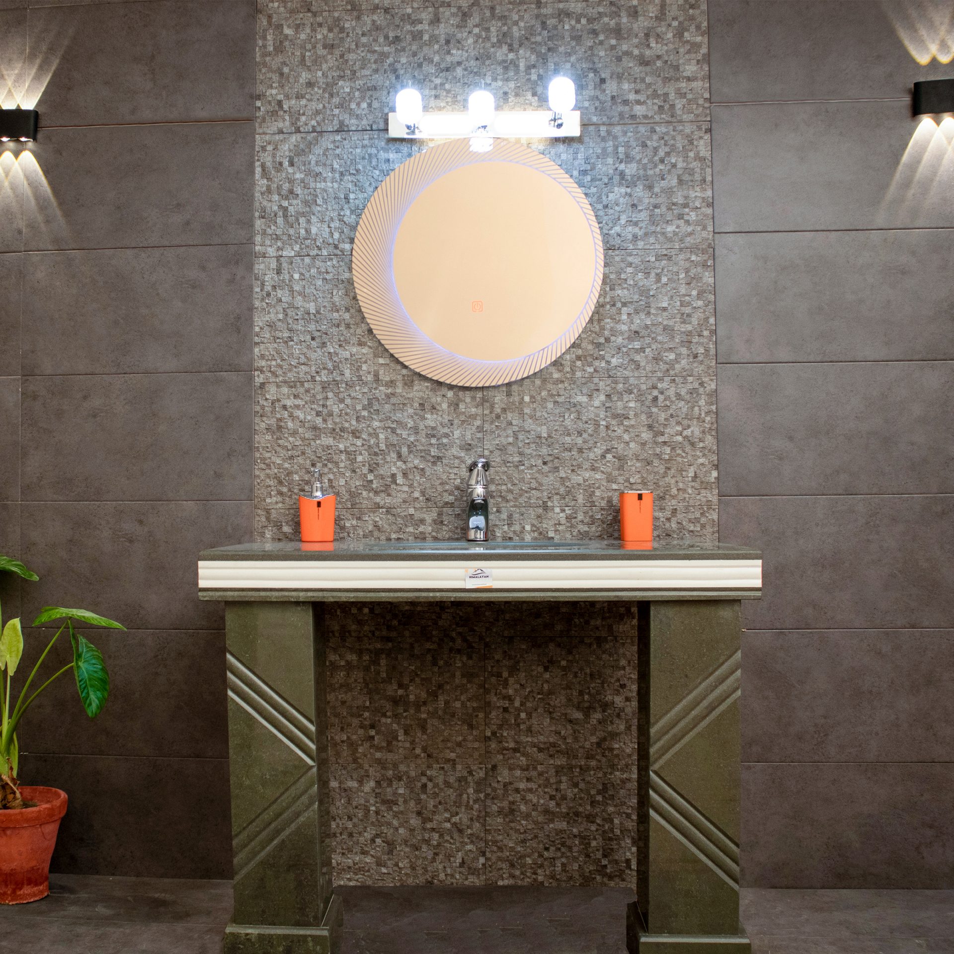 D5 Green Karakoram Granite Vanity Wash basin & Bathroom sink