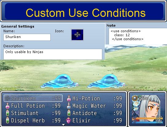 Custom Use Conditions – 姫Himeworks