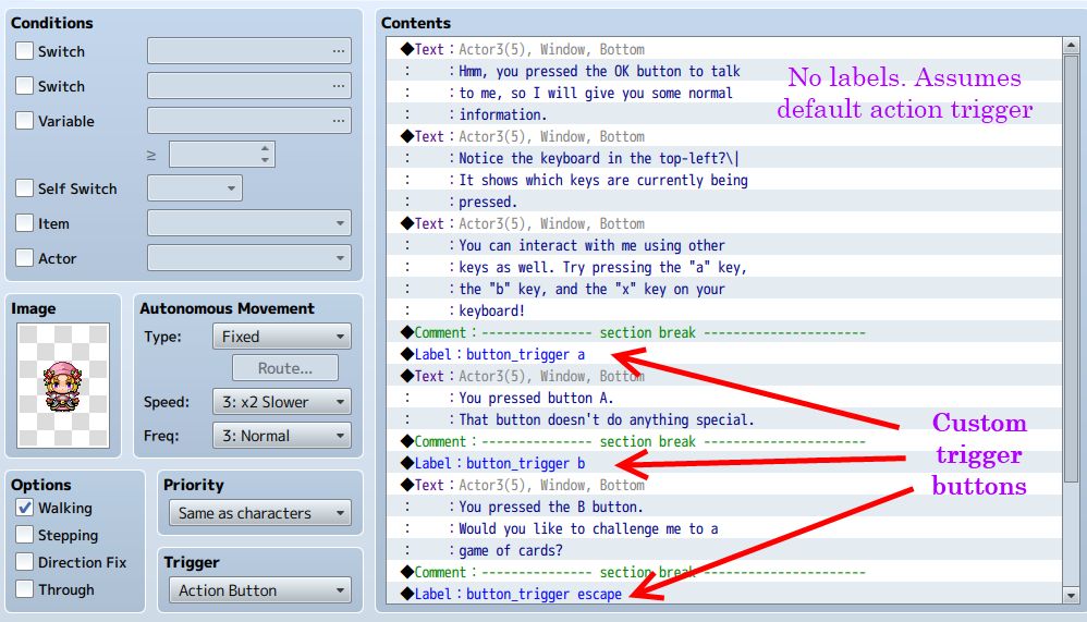 Event Trigger Labels 姫HimeWorks
