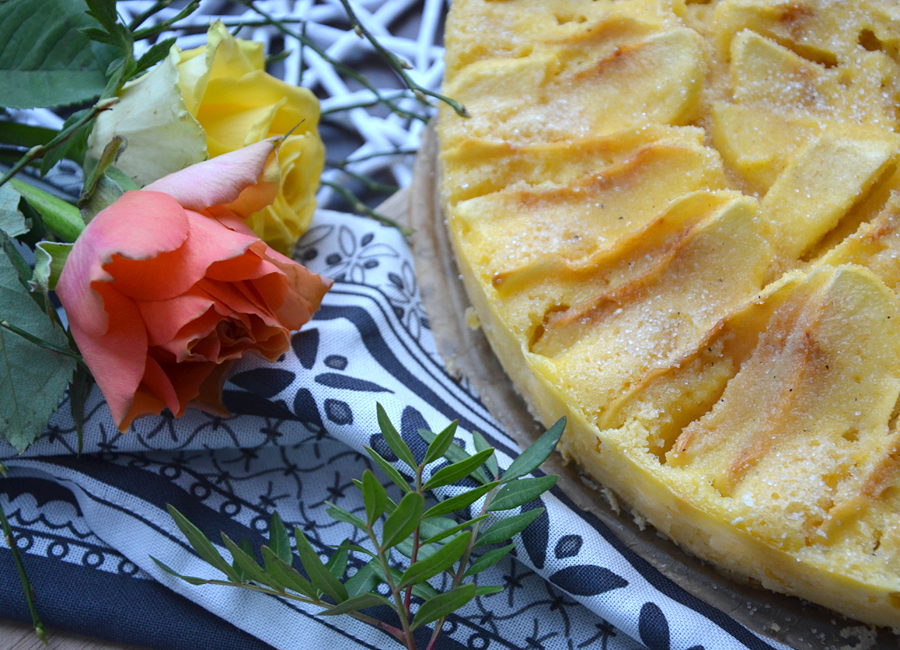 Apfelkuchen mit Schmandguss