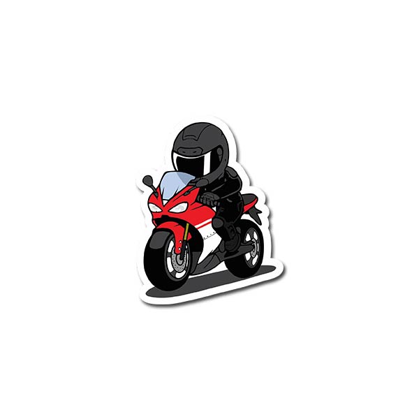 Sports Bike Sticker HIM MOTO