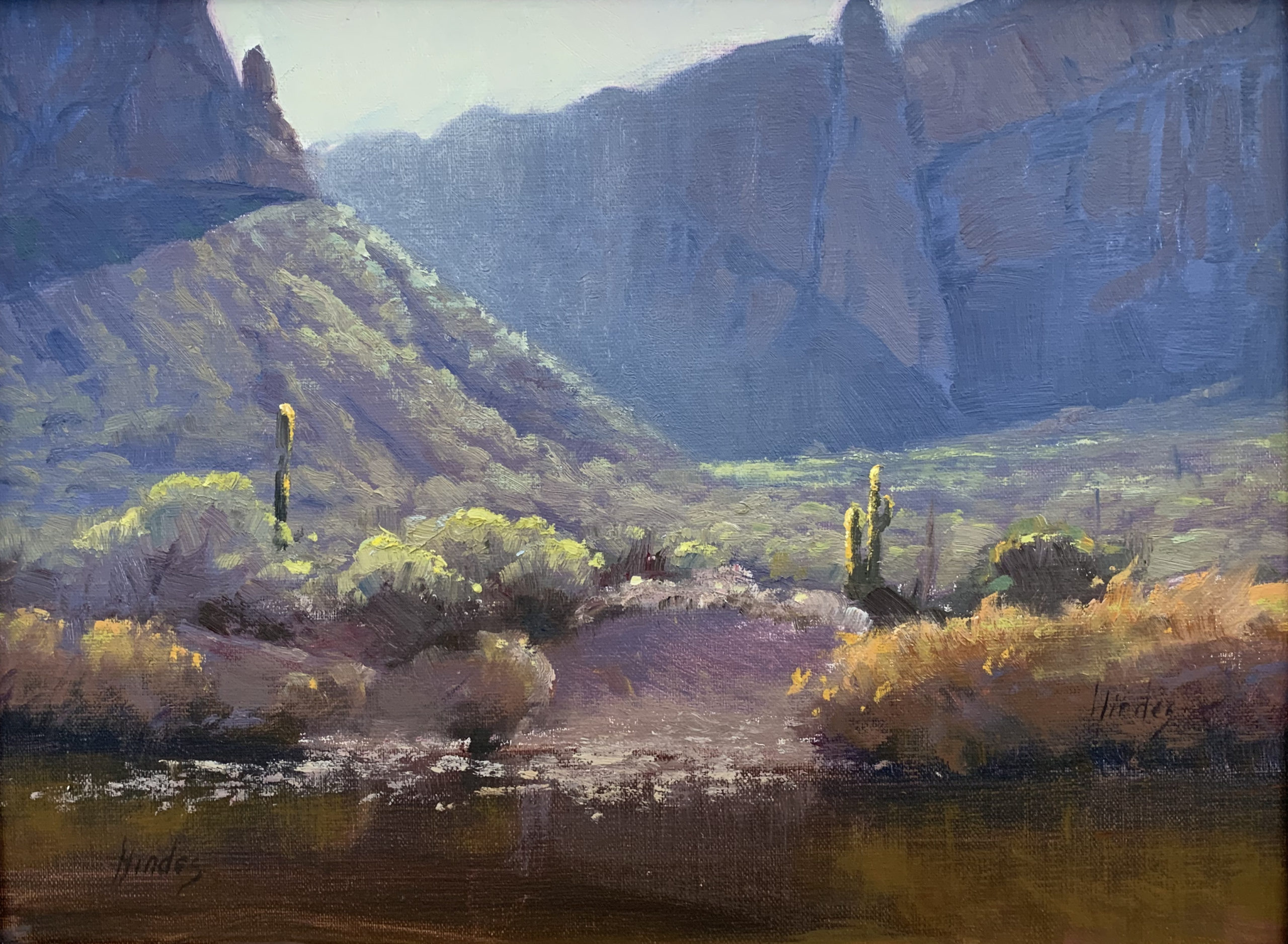 Big Bend Art Piece available at Hindes Fine Art Gallery San Antonio