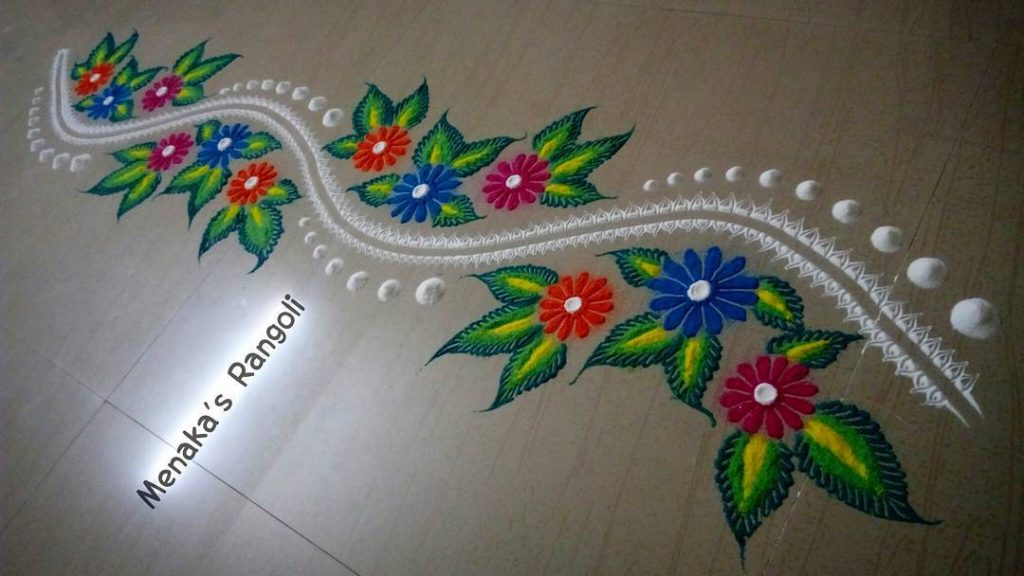 100+ Easy Door Border Rangoli Designs