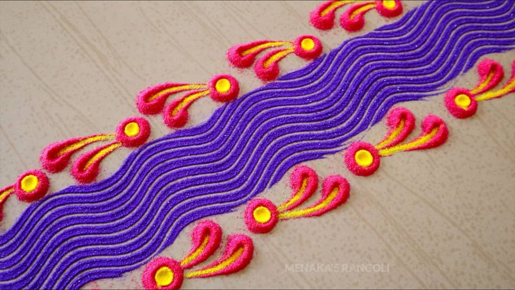 100+ Easy Door Border Rangoli Designs