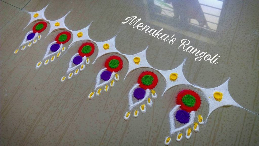 100+ Easy Door Border Rangoli Designs