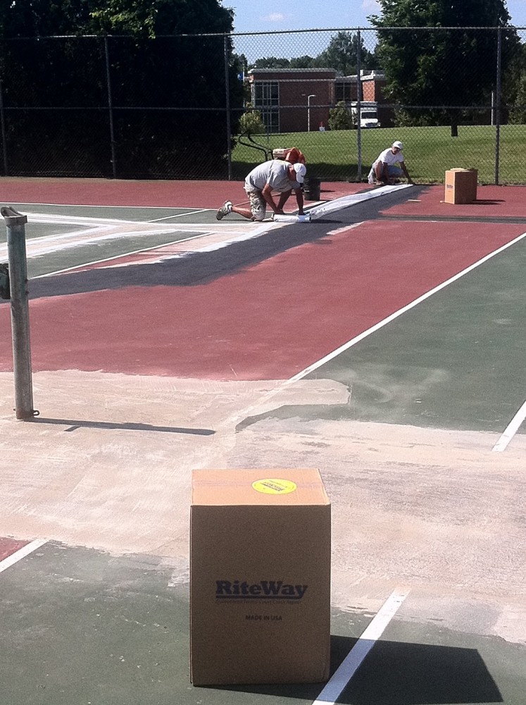 HINDING TENNIS COURTS Tennis Court Construction Court Repair