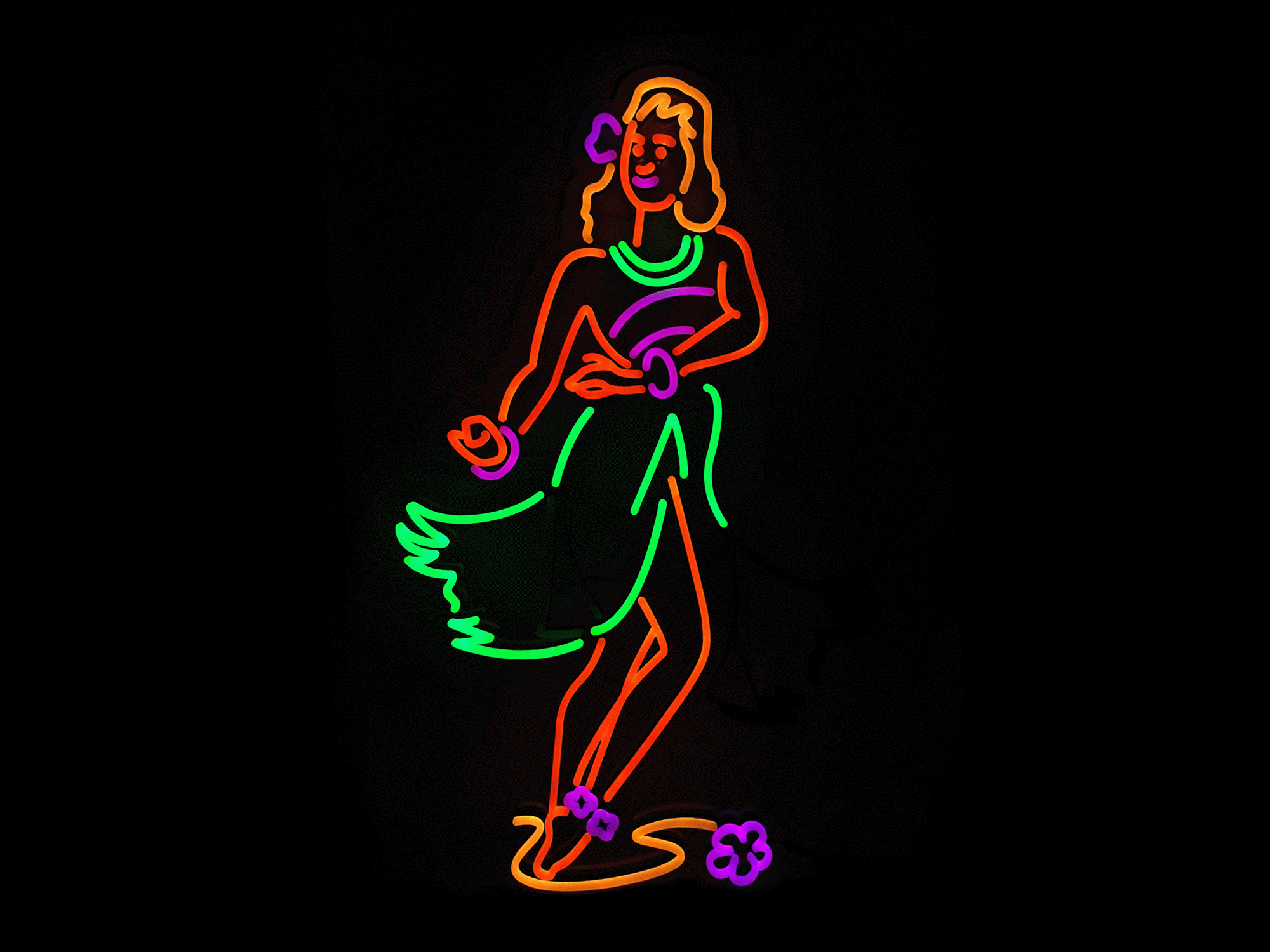 Custom Animated Neon Signs HiNeon Programmable Signs