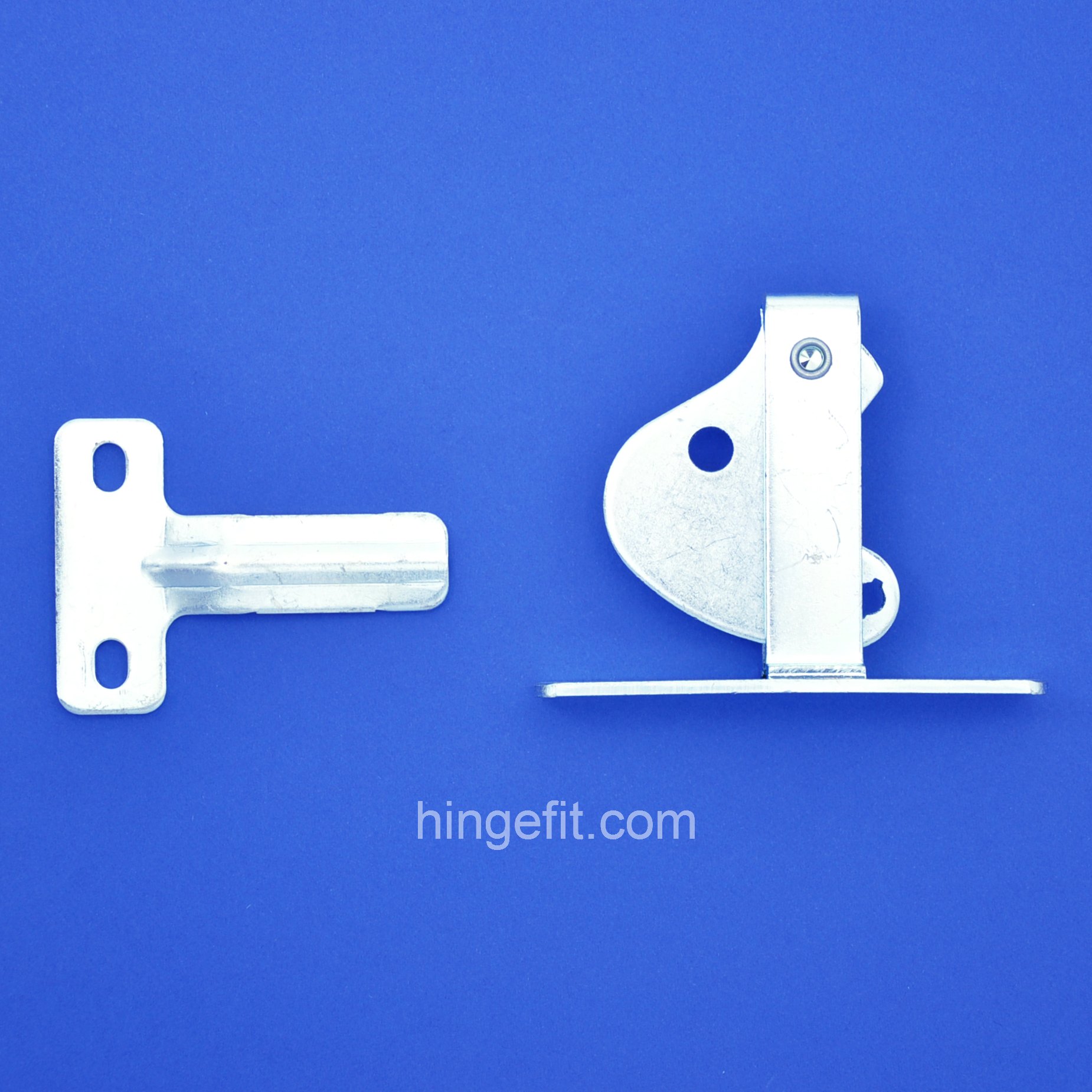 Gate Latch D Type Lockable Zinc Plate