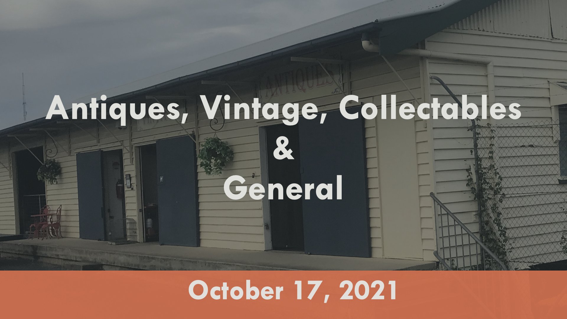 GYMPIE Antiques, Vintage, Collectables and General Auction Hinter
