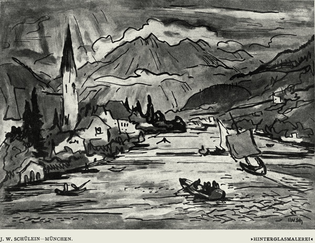 Hinterglasmalerei Als Technik Der Klassischen Modern 1905 1955 Kunstler