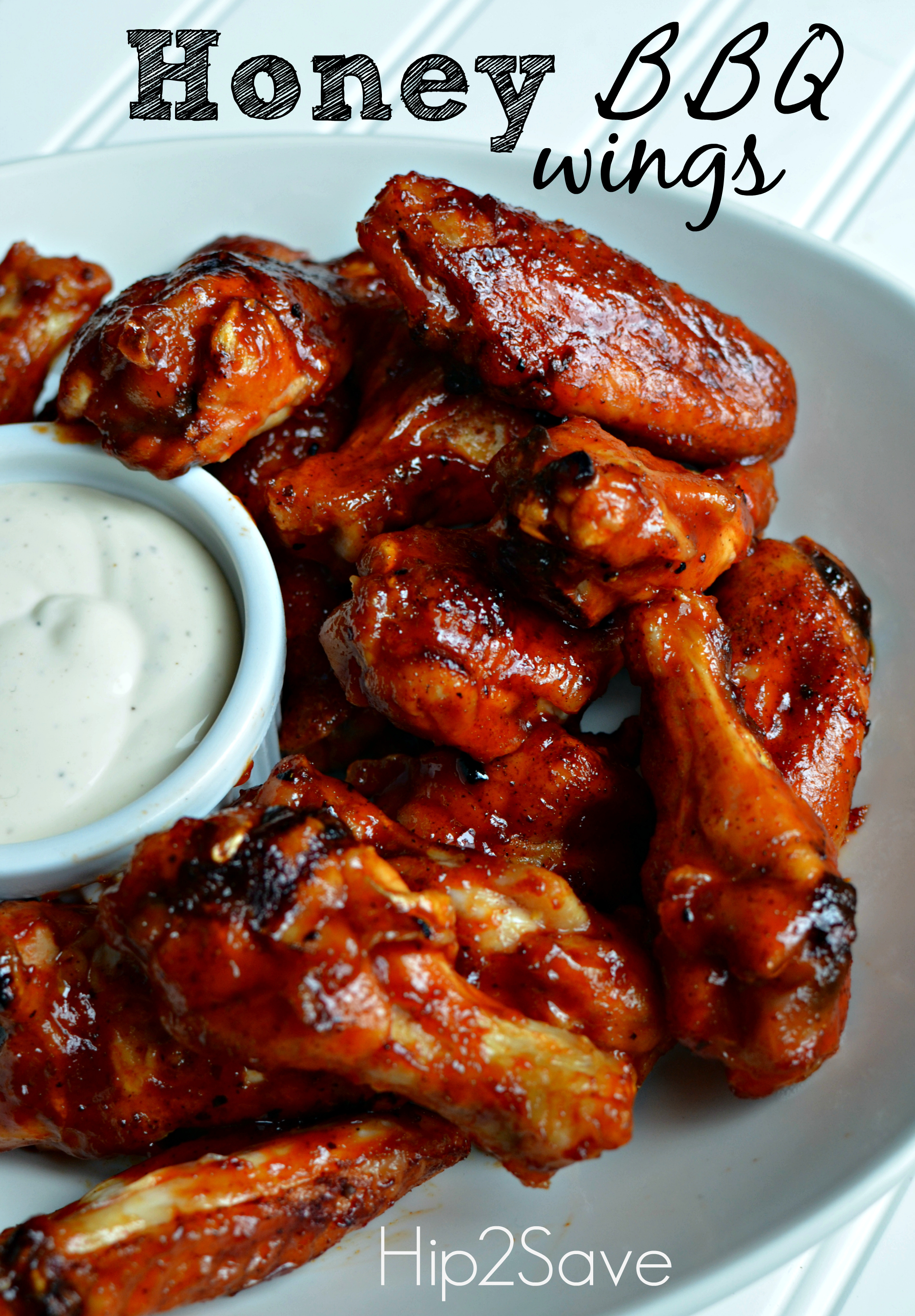 Best Ever OvenBaked Honey BBQ Chicken Wings Hip2Save