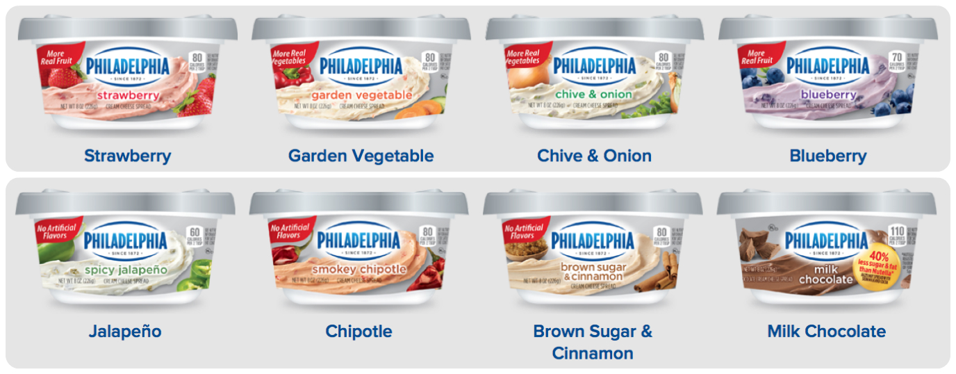 Cream Cheese Flavors List at Octavio Lewis blog