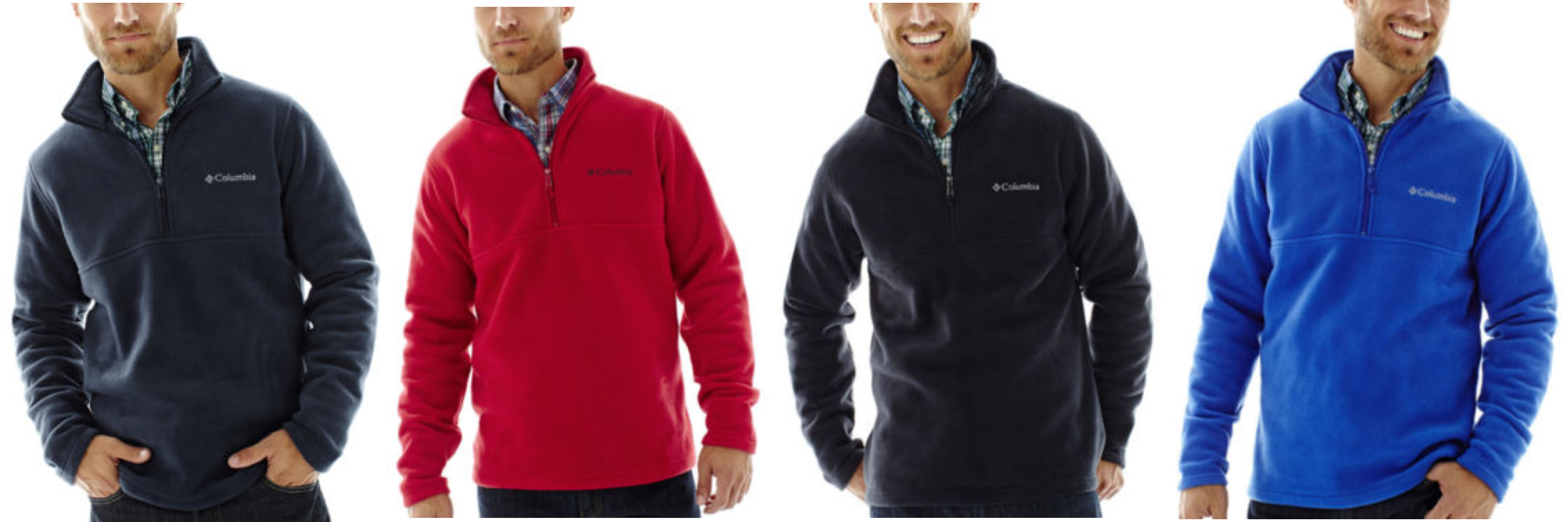 Men's Columbia Lone Ridge QuarterZip Fleece Jacket Only