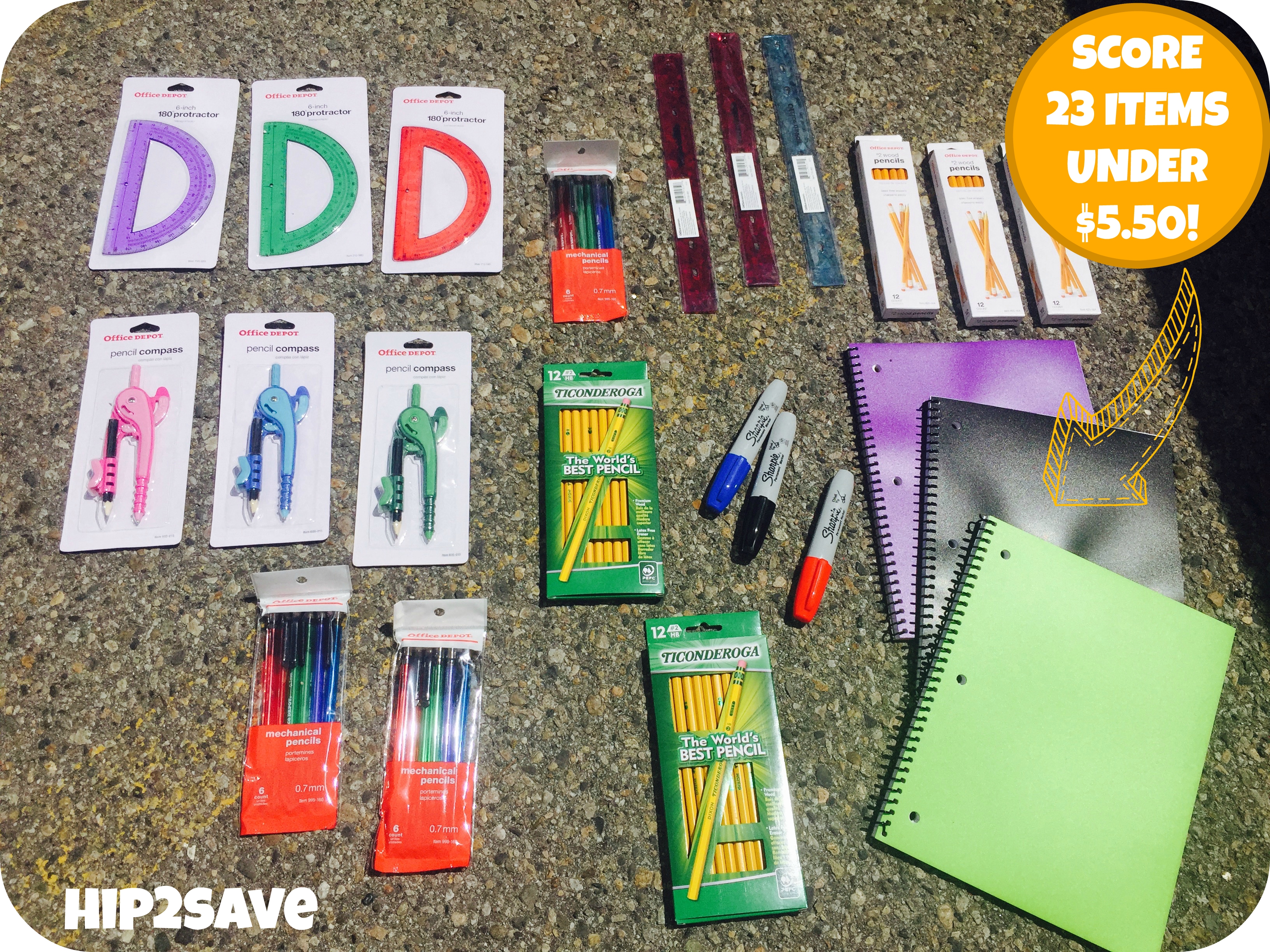 Office Depot/OfficeMax How I Scored 23 School Supplies for UNDER 5.50