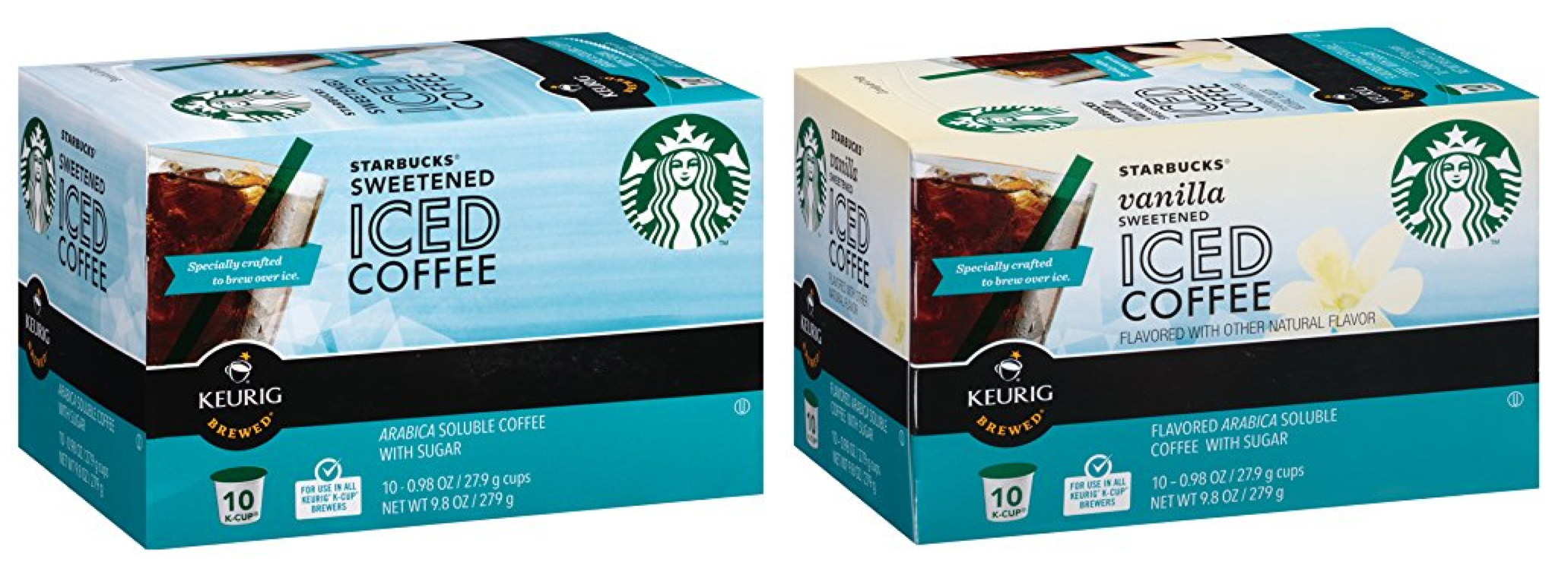 Amazon *HOT* Starbucks Sweetened Iced Coffee KCups As Low As 26¢ Each