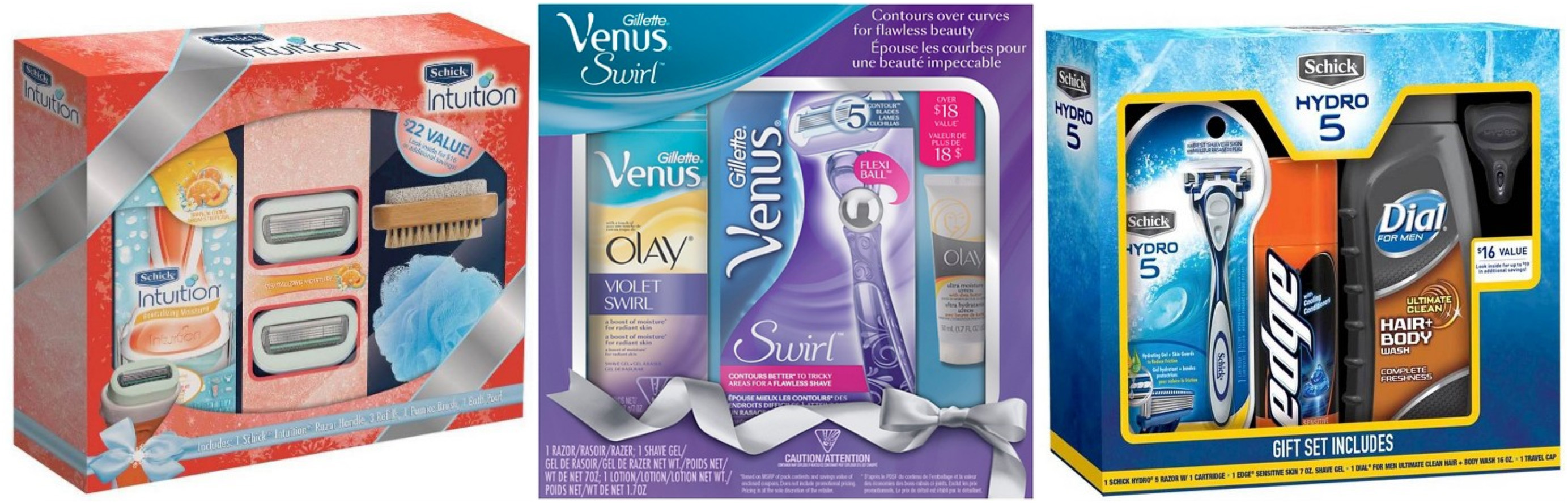 Schick or Venus Shaving Gift Sets Only 7.49 Each Shipped