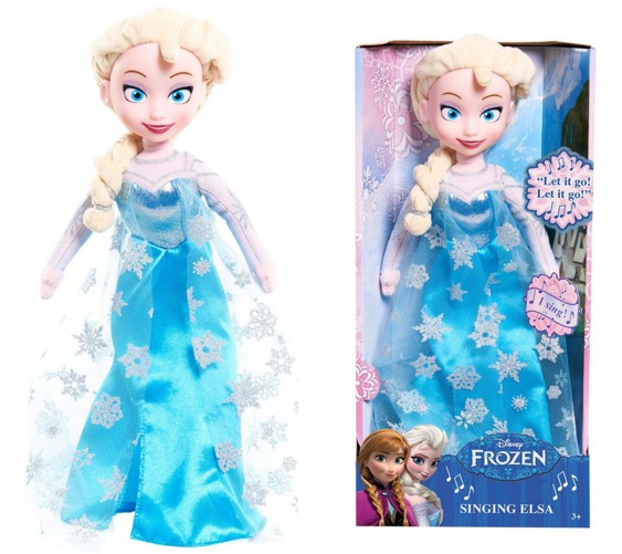 Amazon Disney Frozen Singing Elsa Plush Doll Only 7.19 (Ships w/ 25