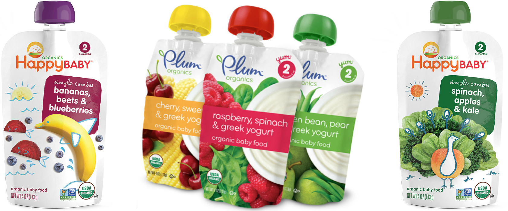 Target Happy Baby and Plum Organics Baby Food Pouches Only 47¢ Each