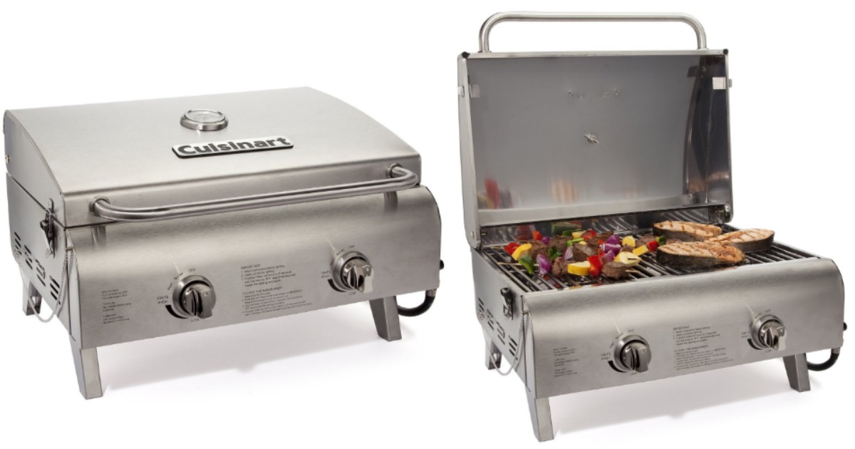 Amazon Cuisinart Portable TwoBurner Gas Grill Only 136.99 Shipped