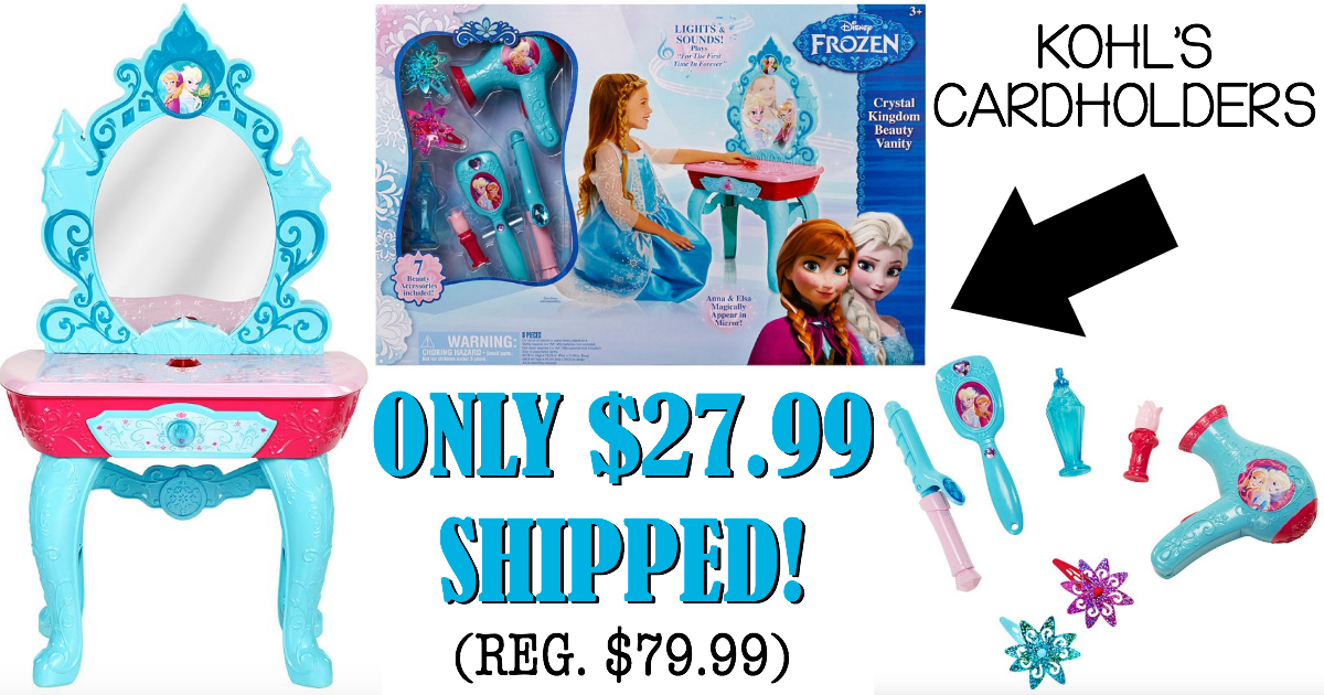 Kohl's Cardholders Disney's Frozen Beauty Vanity Only 27.99 Shipped