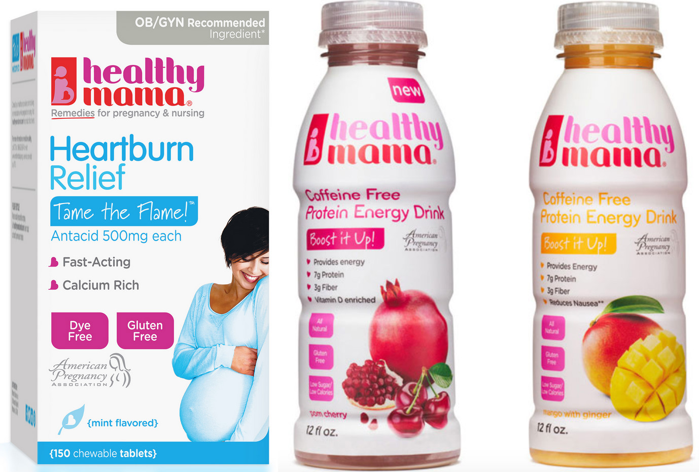 Free Healthy Mama Heartburn Relief Antacid AND Protein Energy Drink