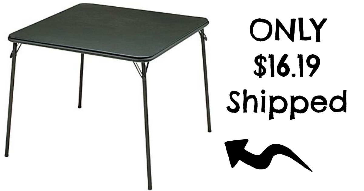 Staples Folding Card Table 16.19 Shipped (Regularly 26.99)