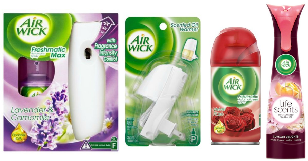 Over 6 Worth of New Air Wick Coupons = FREE Scented Oil Warmer at