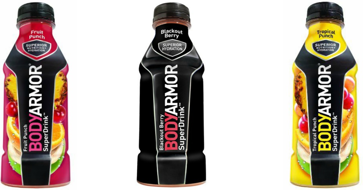 New BodyArmor Natural Sports Drink Coupon = BodyArmor SuperDrink Only 77¢ at Target