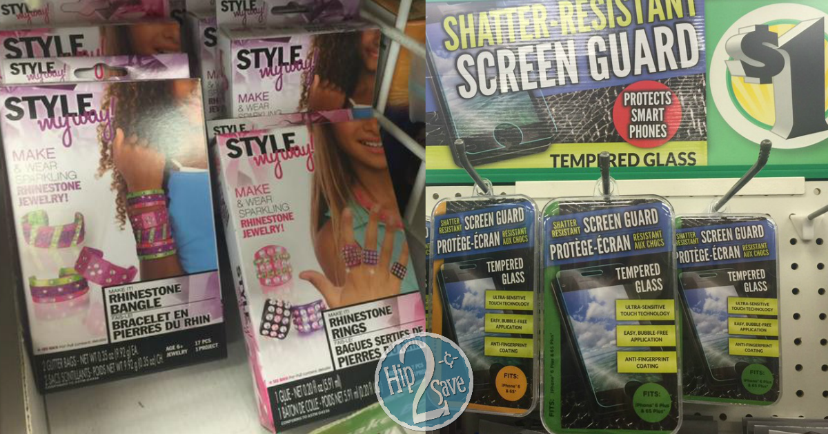 Dollar Tree Style My Way Jewelry Kits, Glass Screen Protectors + More