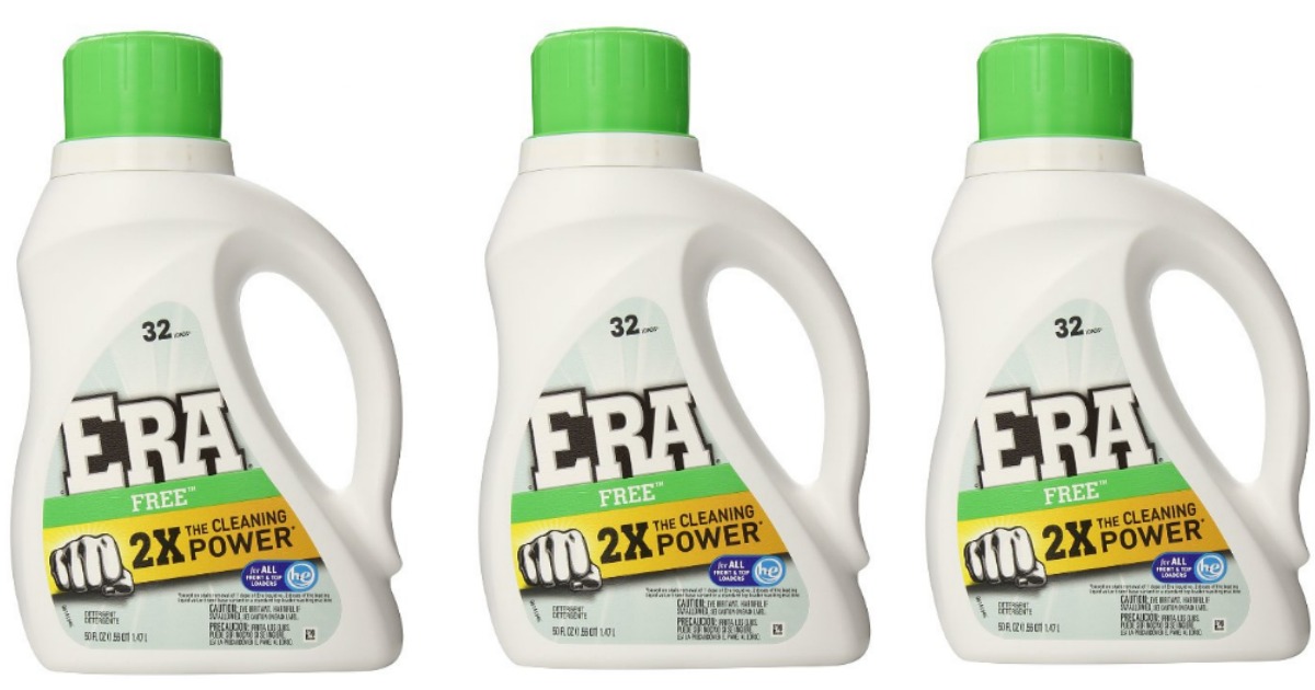 Amazon Era Liquid Detergent 50Ounce Only 17.36 (Just 2.89 Per Bottle!)