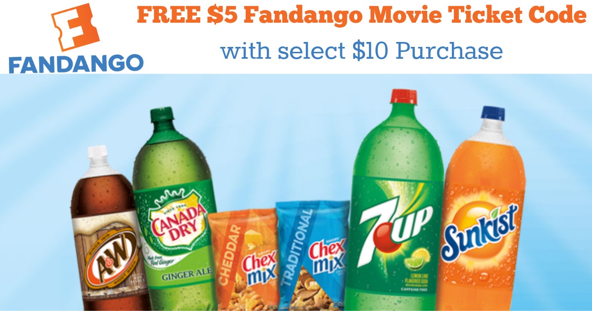 FREE 5 Fandango Movie Ticket Code With Select 10 Purchase