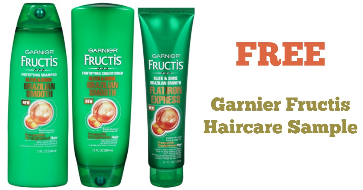 FREE Garnier Fructis Brazilian Smooth Haircare Sample