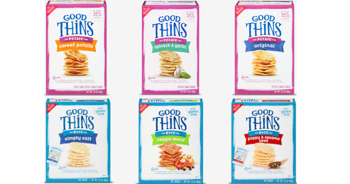Kroger & Affiliates FREE Nabisco Good Thins Snacks (Must Load eCoupon