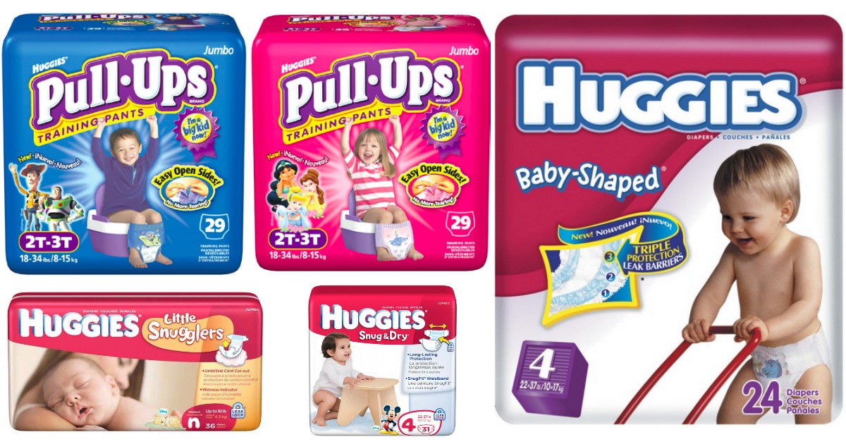 New 4/2 Huggies Diapers & Pullup Coupons = Jumbo Packs Only 4.49 at