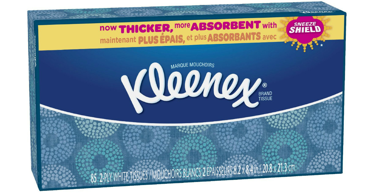 Walgreens Kleenex Facial Tissue 74¢ Per Box