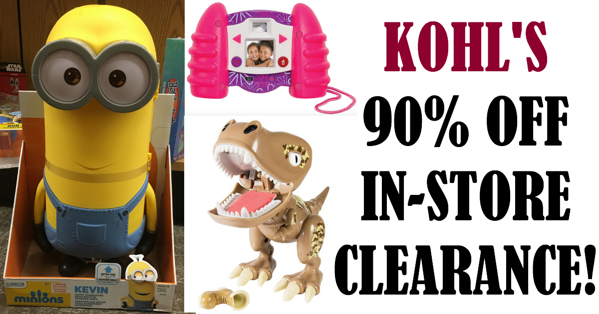 Kohl's InStore Clearance Up to 90 Off Select Toys, Wallets, Clothes & More (Reader Emails)