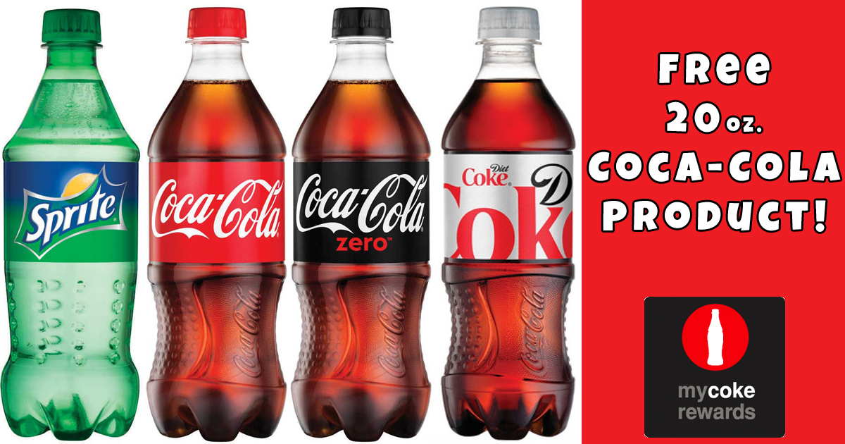 My Coke Rewards FREE 20oz CocaCola When You Add My Coke Rewards to