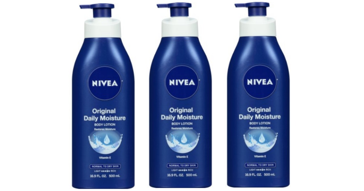 Amazon Nivea Lotion 16.9oz Only 3.49 Shipped