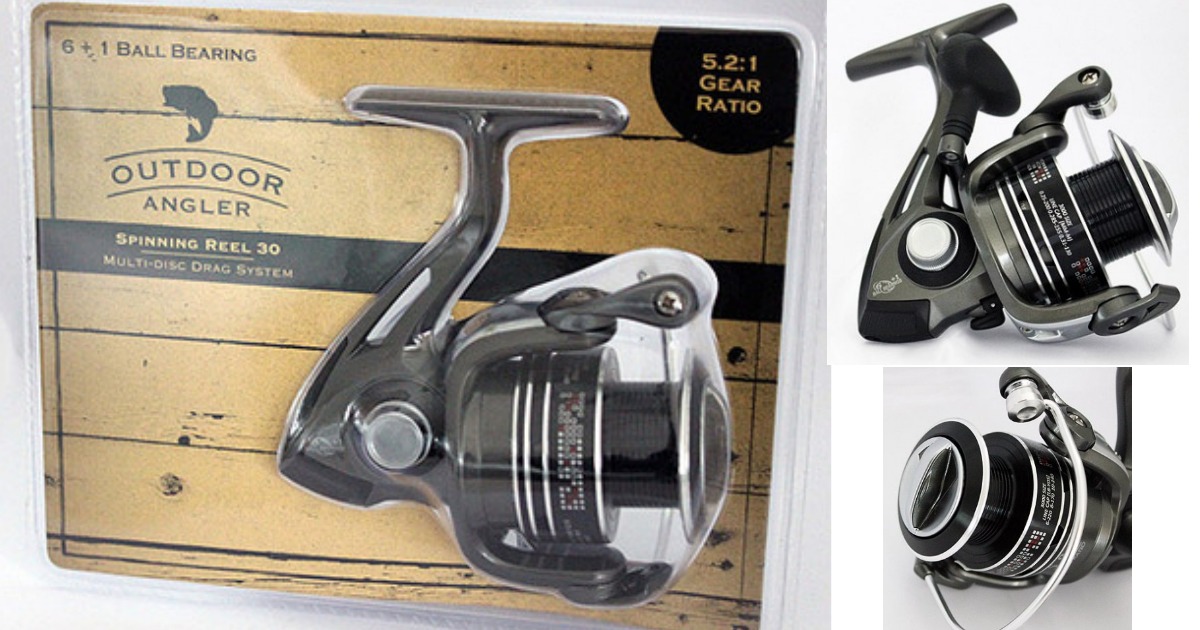 Walmart Highly Rated Outdoor Angler Spinning Reel 30 Only 10.99